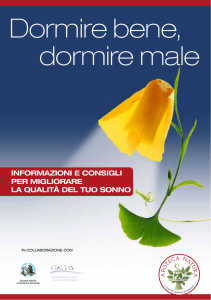 Dormire bene, dormire male