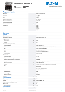 pdf- Alimentatore, a 3 fasi, 400VAC/24VDC, 5A - EATON