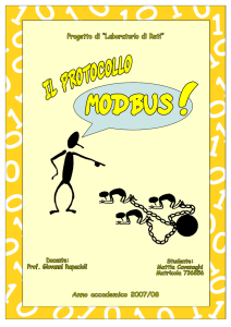 il protocollo modbus seriale