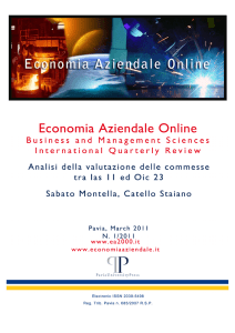 Economia Aziendale Online 2000 Web www.ea2000.it DOI: