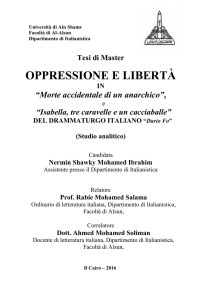 oppressione e libertà - Archivio Franca Rame