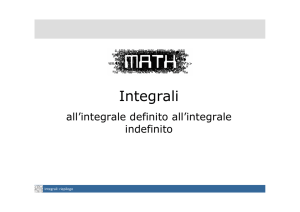 Riepilogo integrali