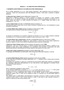 Caratteristiche generali, configurazione invertente, non invertente