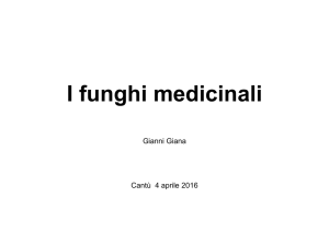 I funghi medicinali - Gruppo micologico Cantù e Como