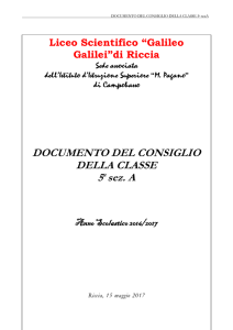 Documento 15 maggio 2017- Riccia - date ei pass liceo classico