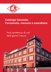 Catalogo Ferramenta, merceria e cancelleria