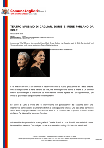 scarica l`articolo - Teatro Massimo Cagliari