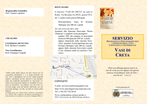 Brochure da scaricare Servizio VASI DI CRETA