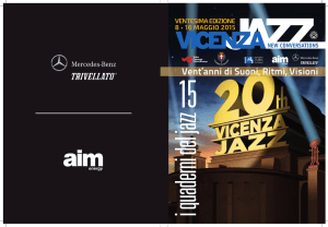 16 maggio - Vicenza Jazz