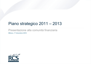 Diapositiva 1 - RCS MediaGroup