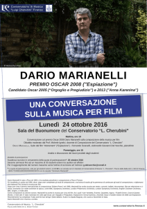 dario marianelli - Conservatorio Cherubini