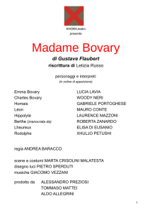 Madame Bovary - Comune di Thiene