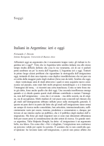 Italiani in Argentina: ieri e oggi