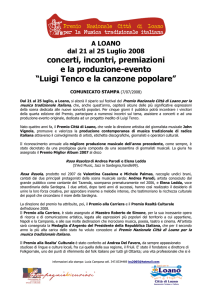 Informazione alla stampa: Lucia Campana cell