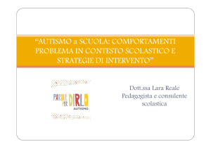 Slide Autismo a Scuola - Istituto Comprensivo Castiglione 1
