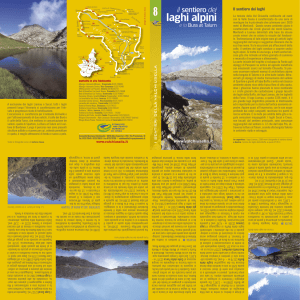 Il sentiero dei laghi alpini e la Bura at Talurn