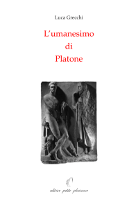 L`umanesimo di Platone editrice petite plaisance