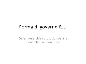 Forma di governo R.U