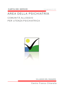 area della psichiatria - Villaggio del Ragazzo