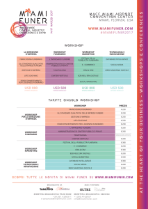 MiamiFuner Tariffe e programma workshop