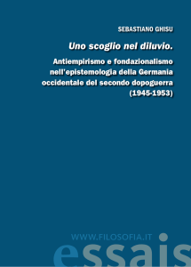 Uno scoglio nel diluvio.