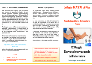 Collegio IP.AS.VI. di Pisa 12 Maggio Giornata Internazionale dell