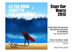 Prezzo - Start Cup Veneto