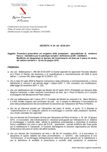 Decreto n. 64 del 26.09.2011