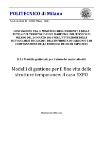 Modelli di gestione per il fine vita delle strutture temporanee: il caso