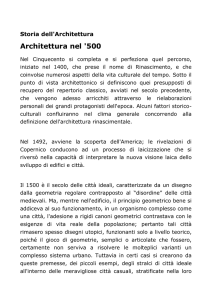 Architettura 500-600-700