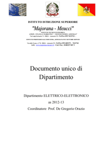 DUD Dip Elettrico-Elettronico - Majorana