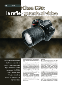 Nikon D90: la reflex guarda al video