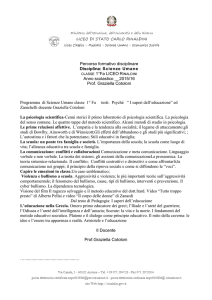 Scienze Umane - Liceo Carlo Rinaldini