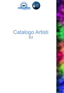 Catalogo Artisti