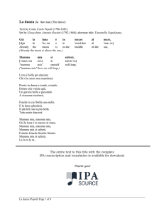 La danza - IPA Source