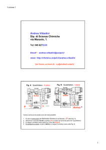 Andrea Vittadini Dip. di Scienze Chimiche via Marzolo, 1. Arrivo P