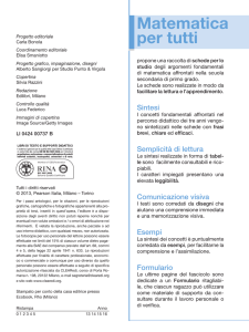 schede di sintesi di matematica per 1 2 3 media