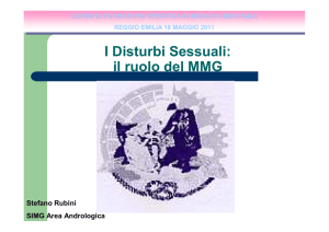 I Disturbi Sessuali: il ruolo del MMG