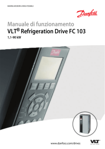 Manuale di funzionamento VLT Refrigeration Drive FC 103