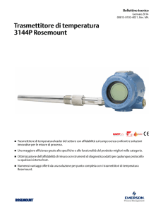 Trasmettitore di temperatura 3144P Rosemount