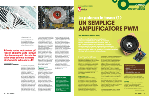 un semplice amplificatore pwm