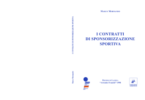 I Contratti Di Sponsorizzazione Sportiva - Calcio e-library