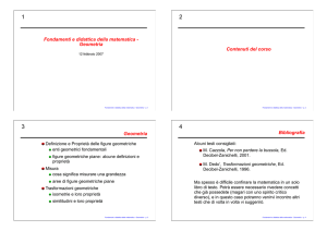 Fondamenti e didattica della matematica