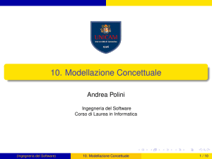 10. Modellazione Concettuale - UniCam