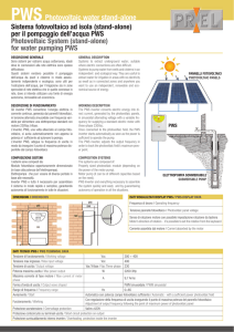 Photovoltaic water stand-alone