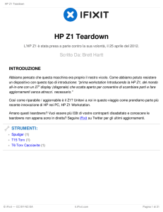 HP Z1 Teardown