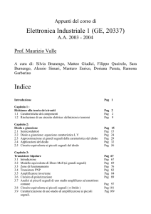 Elettronica Industriale 1 (GE, 20337) Indice