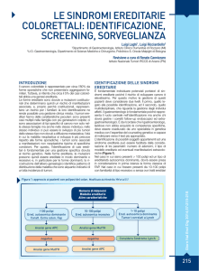 Le sindromi ereditarie coLorettaLi: identificazione, screening