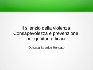 Il Silenzio della Violenza