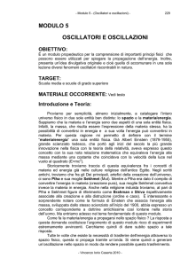 Modulo 05: Oscillatori e oscillazioni